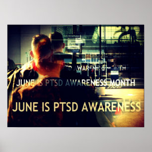 PTSD-Bewusstseinsposter Poster