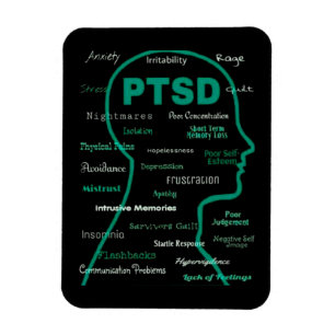 PTSD Kopf/Symptome Magnet