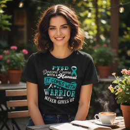 PTSD-Kriegerstärke und Mut Tri-Blend Shirt