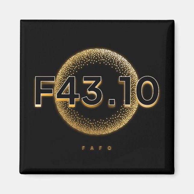 PTSD Mental Health Awareness F43.10 Magnet (Vorne)