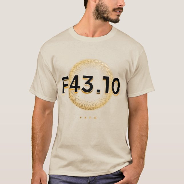 PTSD Mental Health Awareness F43.10 T-Shirt (Vorderseite)