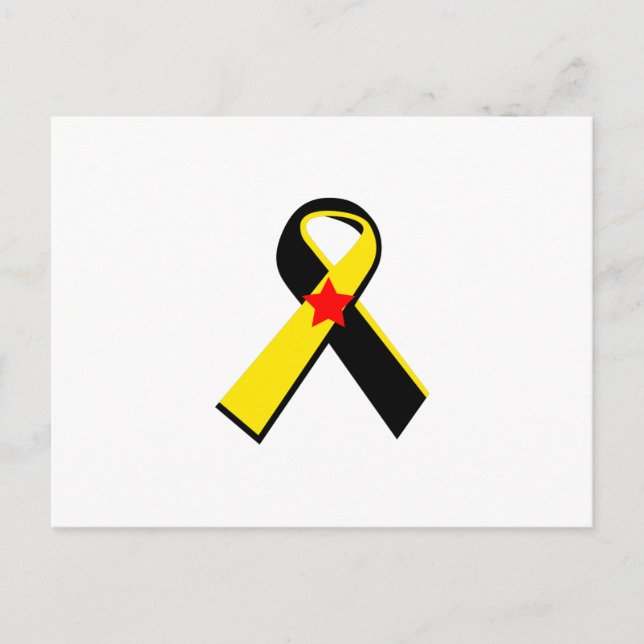 PTSD MILITARY RIBBON POSTKARTE (Vorderseite)