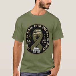 PTSD-Münze Drab T-Shirt