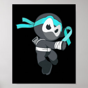 Ptsd Ninja Posttraumatisches Stressgefälle Poster