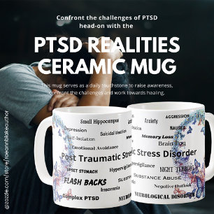 PTSD-Realitäten-Bewusstseins-Keramik-Tasse Kaffeetasse