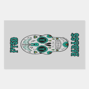 PTSD RECHTECKIGER AUFKLEBER