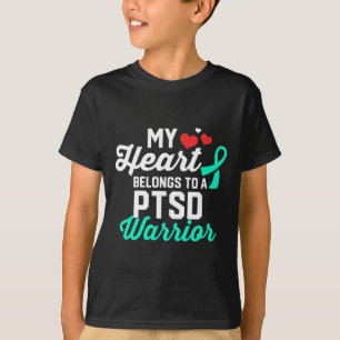 Ptsd Stress Warrior Survivor Unterstützung Bewusst T-Shirt