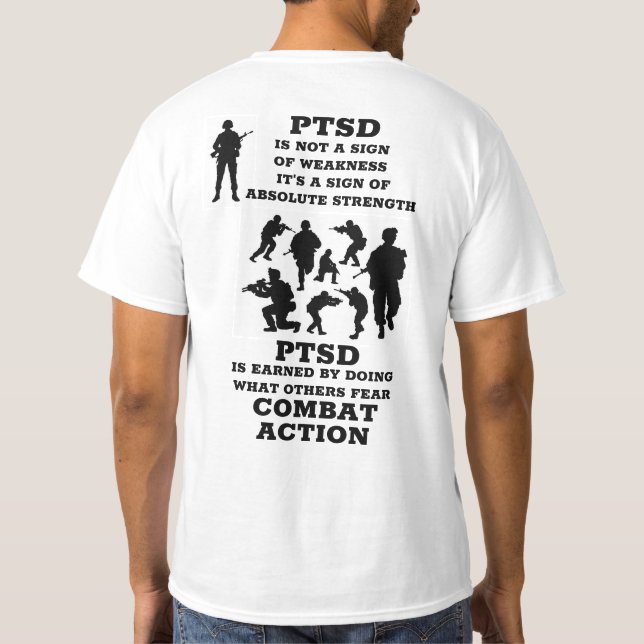 PTSD T-Shirt (Rückseite)