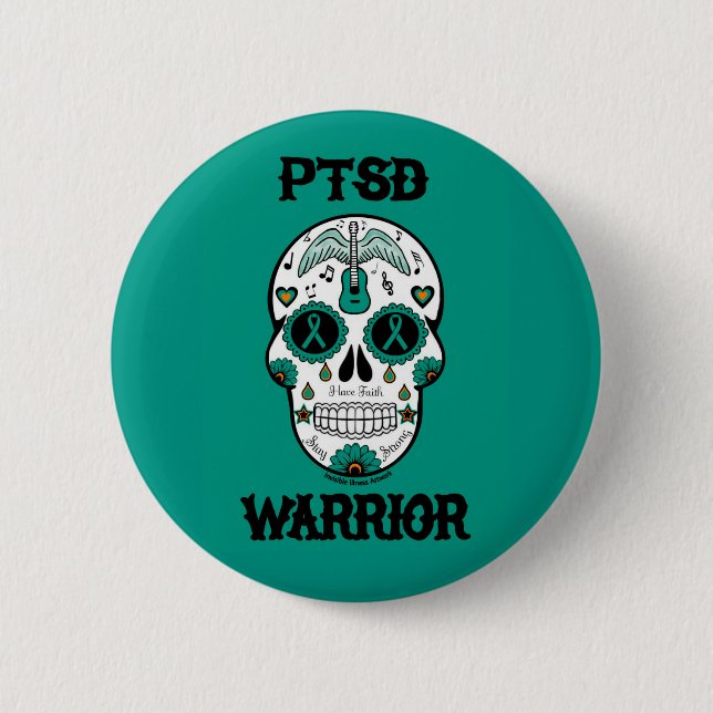 PTSD WARRIOR BUTTON (Vorderseite)
