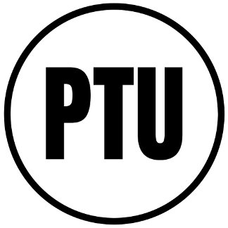 PTU - Platinum Classic Round Aufkleber