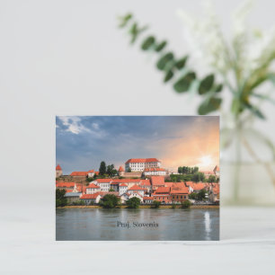 Ptuj, Slovenije Stadfoto Postkarte