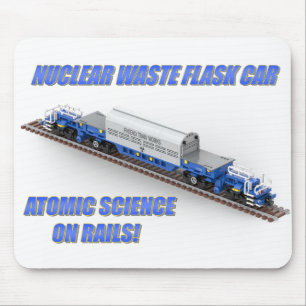 PTW Britischer Atommüllkolbenwagen T-Shirt Mousepad