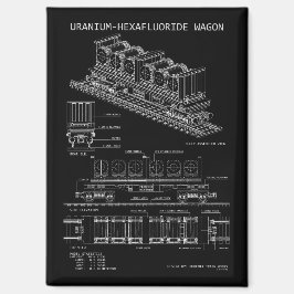 PTW Uranhexafluorid-Waggon "Blueprint" Magnet