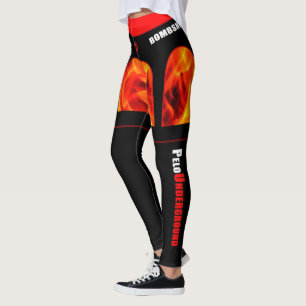 PU-BOMBSHELL hohe" Entwurfs-Leggings "Schenkels Leggings
