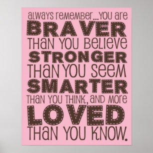 Pu der Bär Zitat Poster