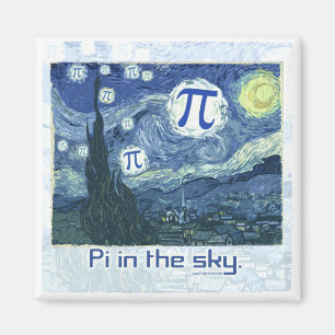 PU in den Himmel-Geschenk-Ideen Magnet