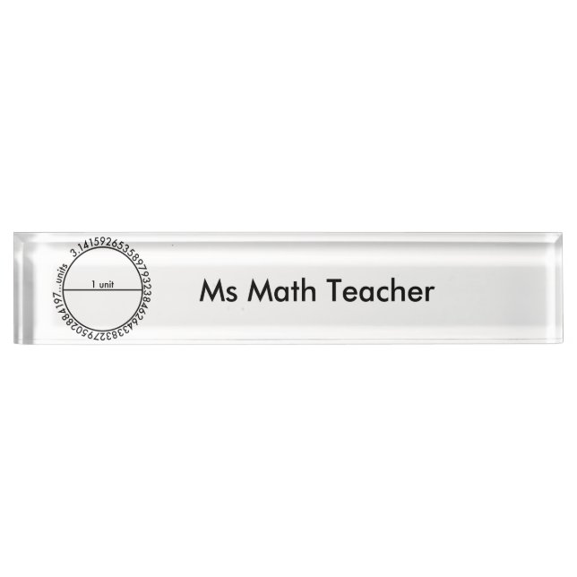 PU-Kreis Namensplakette (Vorderseite)