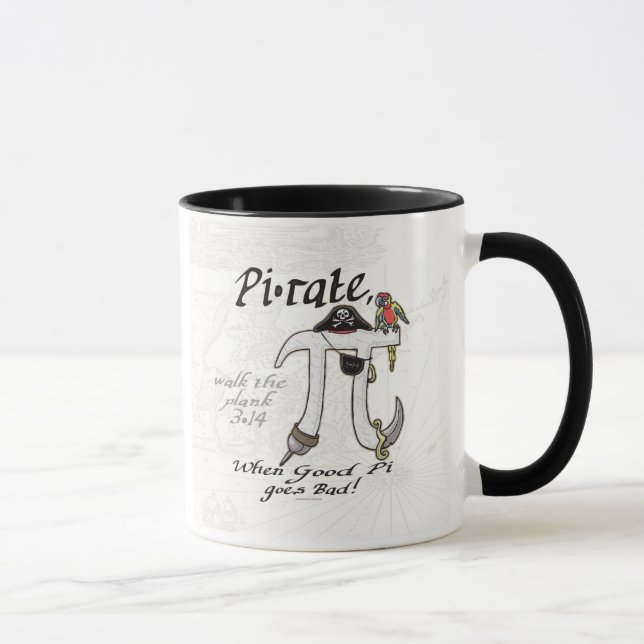 PU-Rate Piraten-PU-TagesShirts und -geschenke Tasse (Rechts)