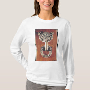 P'u shou Türklopfer mit einem taotie Entwurf T-Shirt