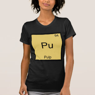 Pu - T - Shirt für das Symbol für die Zellstofff