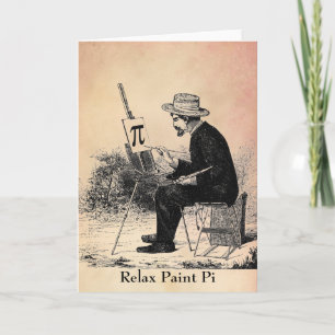 PU-Zahl-Malerei Karte