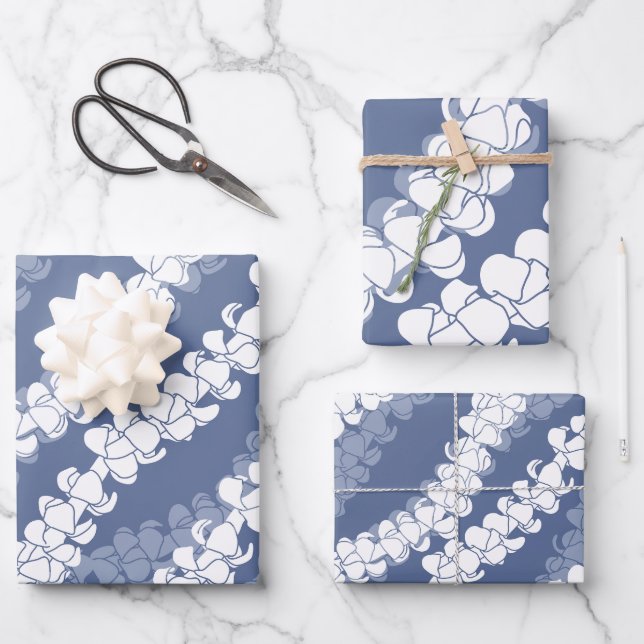 Puakenikeni lei geschenkpapier set (Vorderseite)