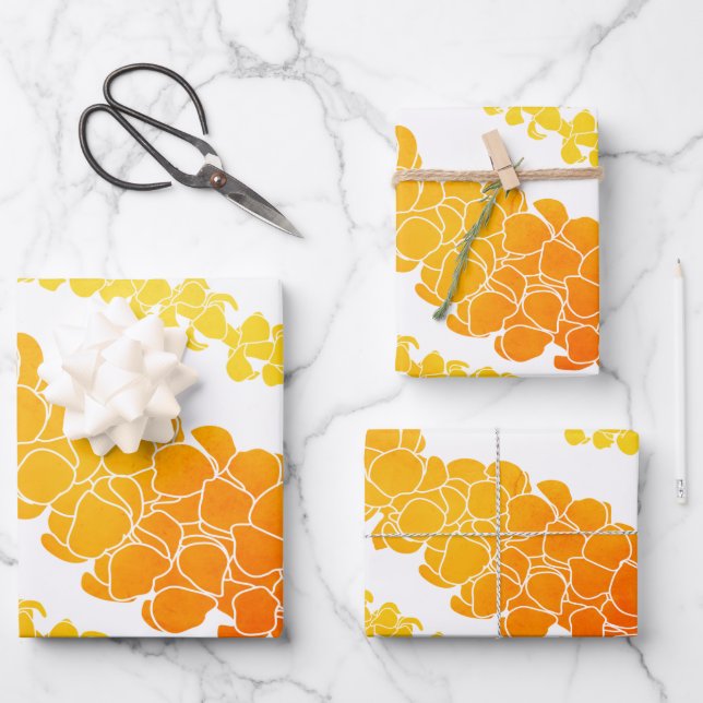 Puakenikeni lei geschenkpapier set (Vorderseite)