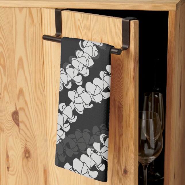 Puakenikeni lei geschirrtuch (Drittel gefaltet)