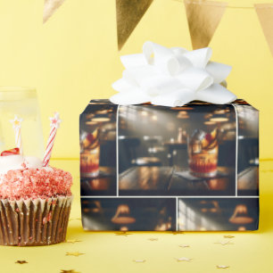 Pub Alter Cocktail Geschenkpapier