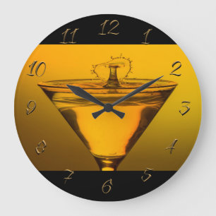 Pub-bar Große Wanduhr