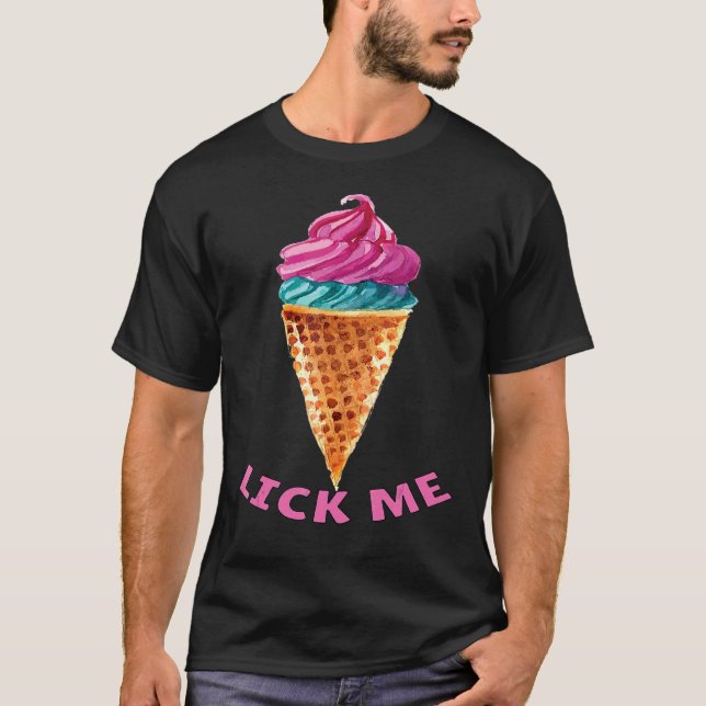 Pub Ice Creme Cone Ice Creme T-Shirt (Vorderseite)