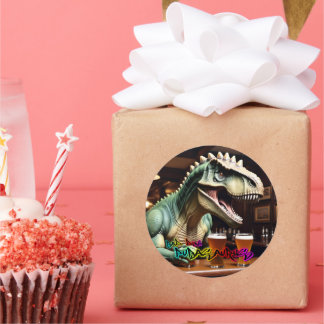 Pubasaurus Sticker von BAD Dino