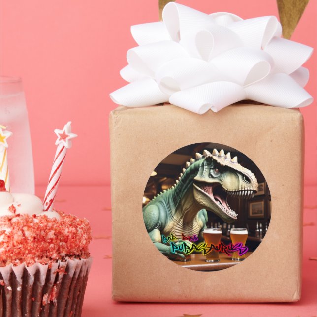 Pubasaurus Sticker von BAD Dino (Party)