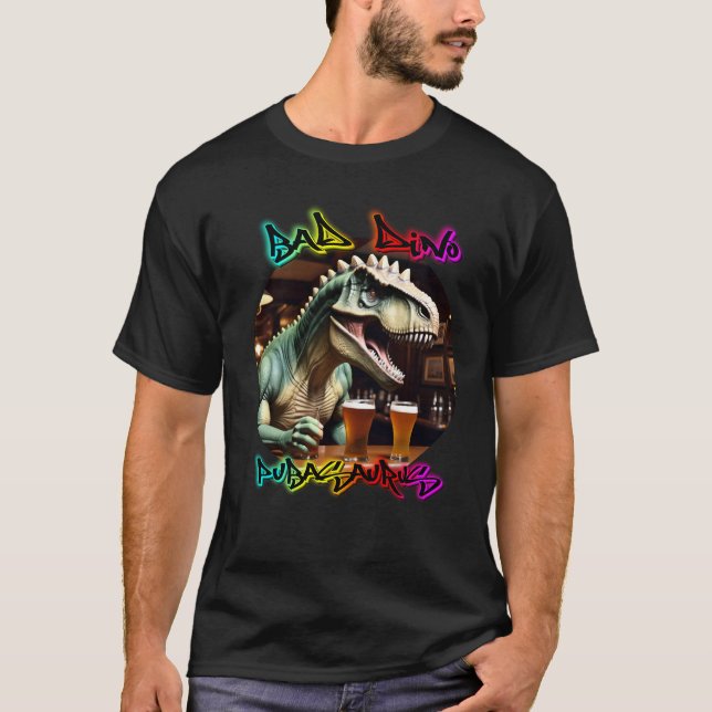 PUBASAURUS von BAD Dino T-Shirt (Vorderseite)