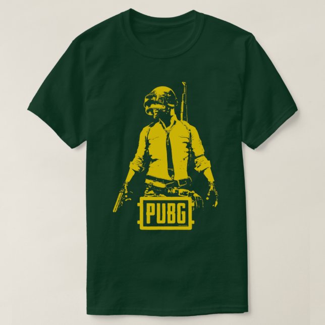 PUBG Krawatte Typ T-Shirt (Design vorne)