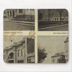 Public Bldgs, Eugene, Oregon Mousepad