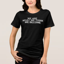 Public domain inspirational quote  free use quote, Tri-Blend shirt