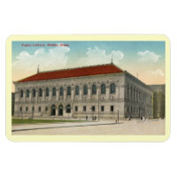 Public Library, Boston 1911 Vintage Postkarte