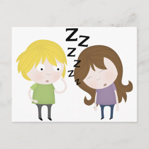 Public Narcolepsy Postkarte