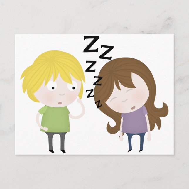 Public Narcolepsy Postkarte (Vorderseite)