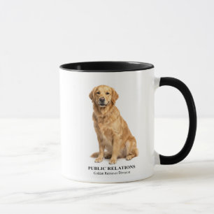 Public Relations Golden Retriever remains the same Tasse