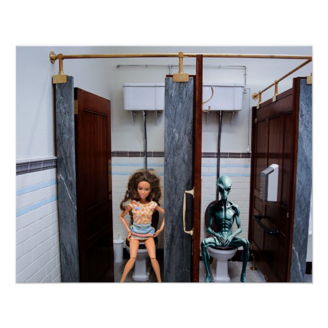 Public Rest Rooms. Poster (Vorderseite)