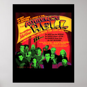 Publikum vom Höllen-Theater-Plakat Poster