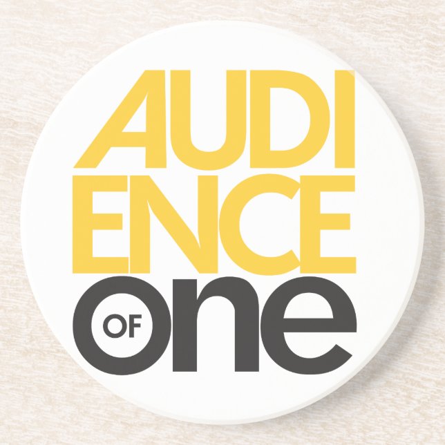 Publikum von einem getränkeuntersetzer (Vorne)