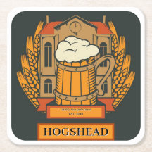 Pubs, Bars Beer Square Mat Untersetzer