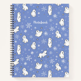 Pubs und Schneeflocken für Polarbären - Persönlich Notizbuch