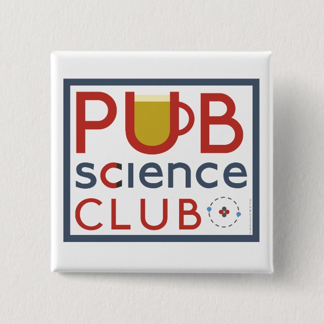 PubScienceClub Abzeichen Button (Vorderseite)