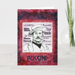 PUCCINI Grußkarte Karte