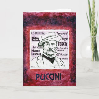 PUCCINI Grußkarte Karte