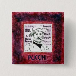 Puccini Knopf/Abzeichen Button